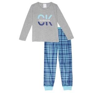 Calvin Klein Girl's Two-Piece Brushed Micro Joggers Set | NWT | Medium (7-8)